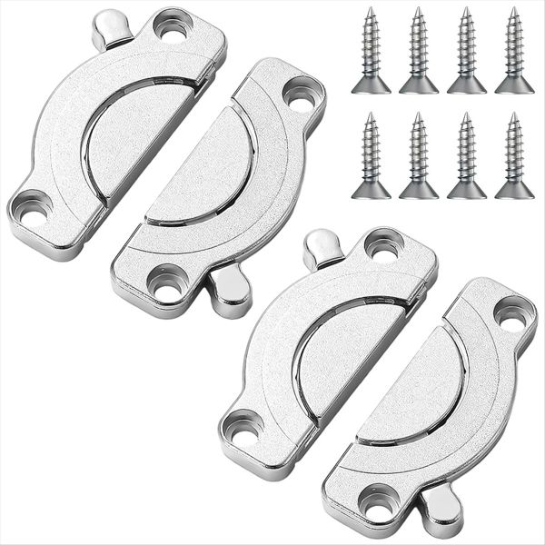 Pack of 2 Table Top Connectors, Table Top Connectors, Rotating Wooden Panel