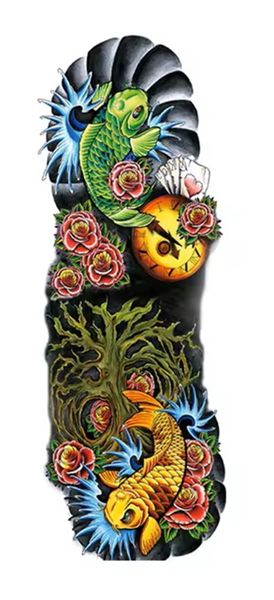 Large Temporary Tattoo for Men &amp; Women - Zen