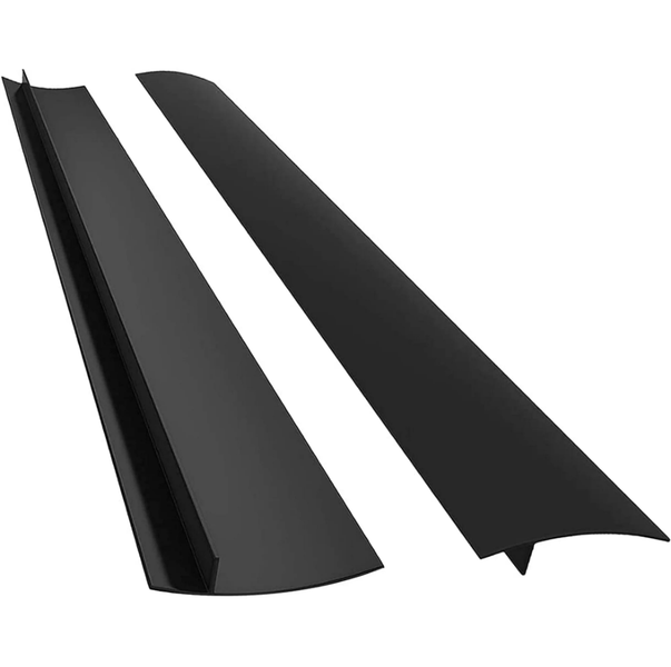 Kitchen Stove Counter Gap Cover - Black 21 Inch