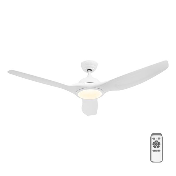 The Lighting Warehouse - Fan Mistral 3 Blade White 20w LED
