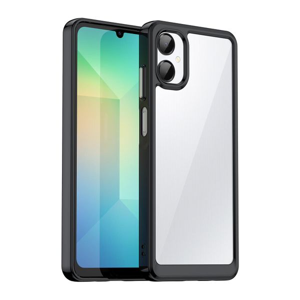 TEKRON Case Compatible With Galaxy A07 Hybrid Slimfit Candy Clear Cover