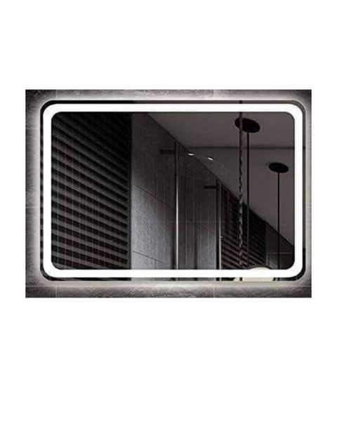 RectaGlam Wall Mounted Smart LED Bathroom Mirror with Defogger