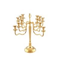 Brass 12 Candle Holder - 48cm