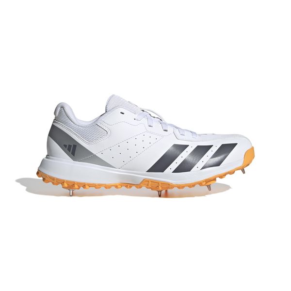 adidas Men's Howzat Spike Trainers - White/Aurora Onix/Lucid Tangerine