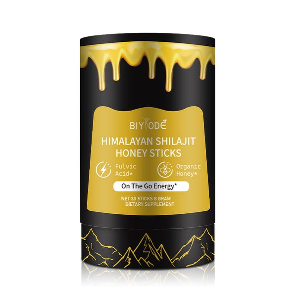 Biyode Himalayan Pure Shilajit Sticks with Organic Honey