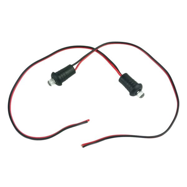2Piece 12V Blue Flashing Dummy Fake Car Alarm Dash Mount LED Light