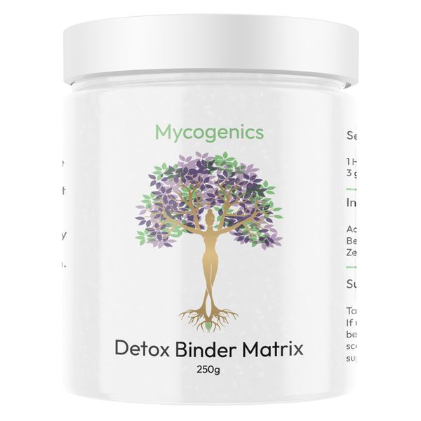 Mycogenics Detox Binder Matrix - Activated Charcoal Bentonite Zeolite