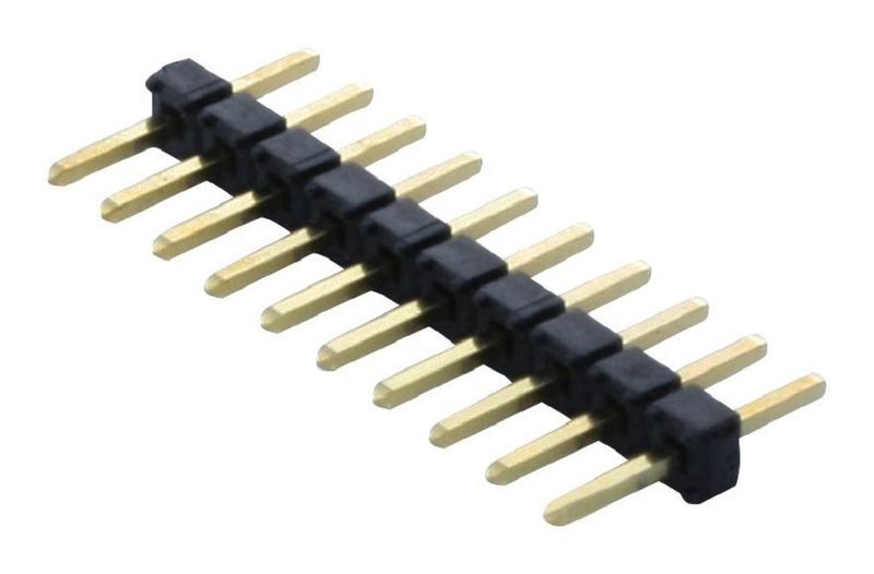 Samtec (TMM-110-01-G-S) Pin Header, Single, Board-to-Board, 2 mm, 1 Rows