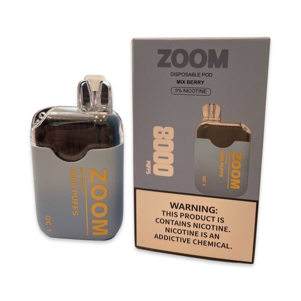Zoom 8000 puffs - Disposable Vape, Mix berry