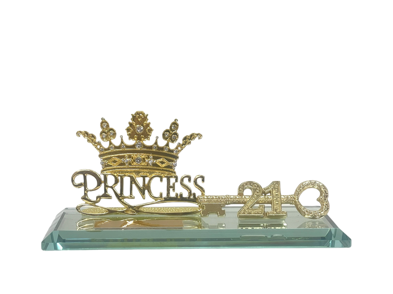 21st Key Diamante Crown on Princess