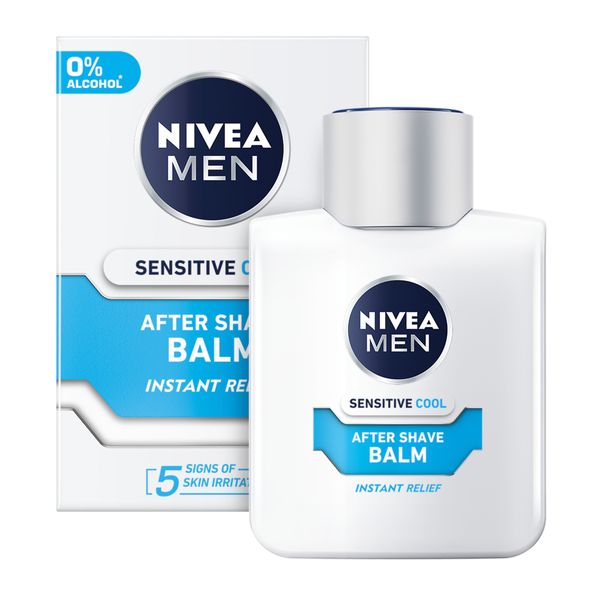 NIVEA MEN Sensitive Cool Post Shave Balm, with Chamomile, 100ml