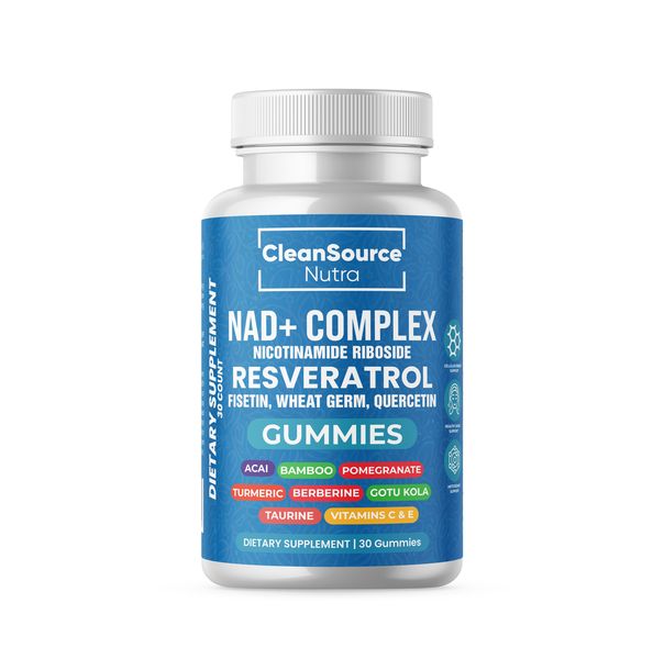NAD+ Complex Gummies - Anti-Aging &amp; Cellular Energy - 30 Gummies