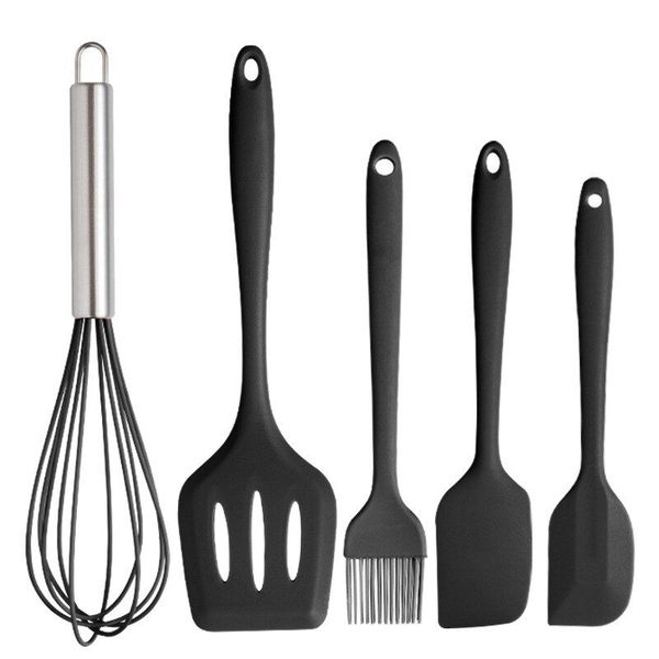 Set of 5 Piece Baking Props - Black