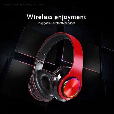 Luminous Wireless bluetooth 5.0 HeadPhones Head mounted B39 Shop