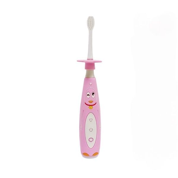 Anti-Choking Kids Electric Toothbrush Silicone Soft Bristle Rechargeable