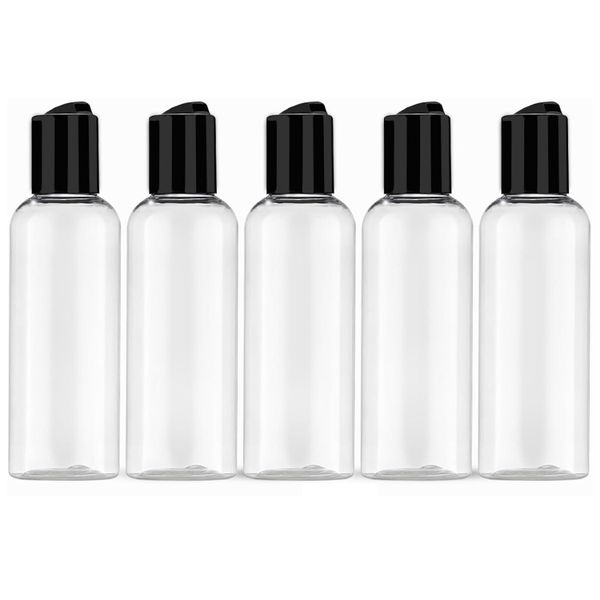 QYNIAL 5 Pcs 100ml Travel Bottles for Toiletries - Leakproof, TSA Approved