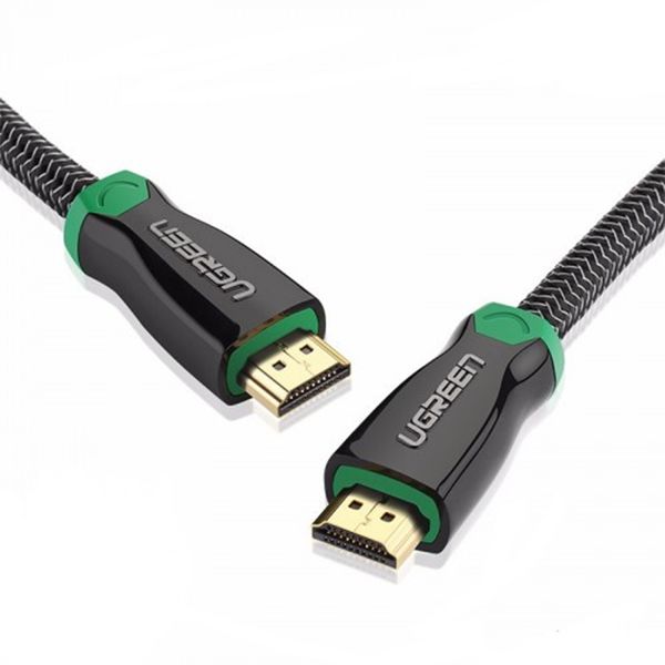 UGreen 10291 HDMI M to M Metal Connector 4K@60Hz 1.5m Cable-BK