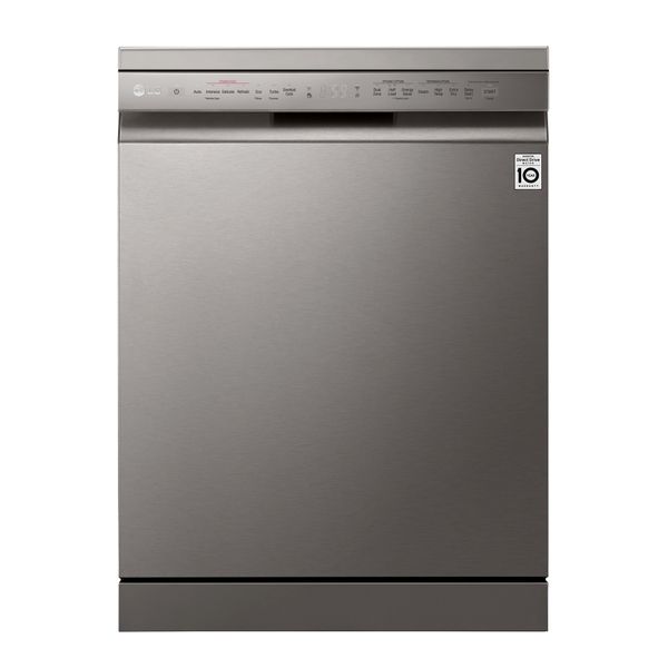 LG A++ Silver QuadWash Dishwasher with True Steam DFB425FP