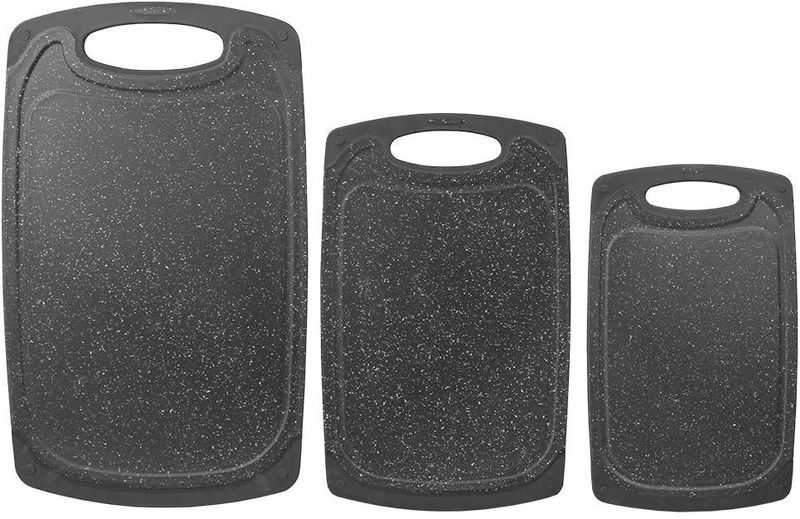 Black 3 Piece Cutting Board