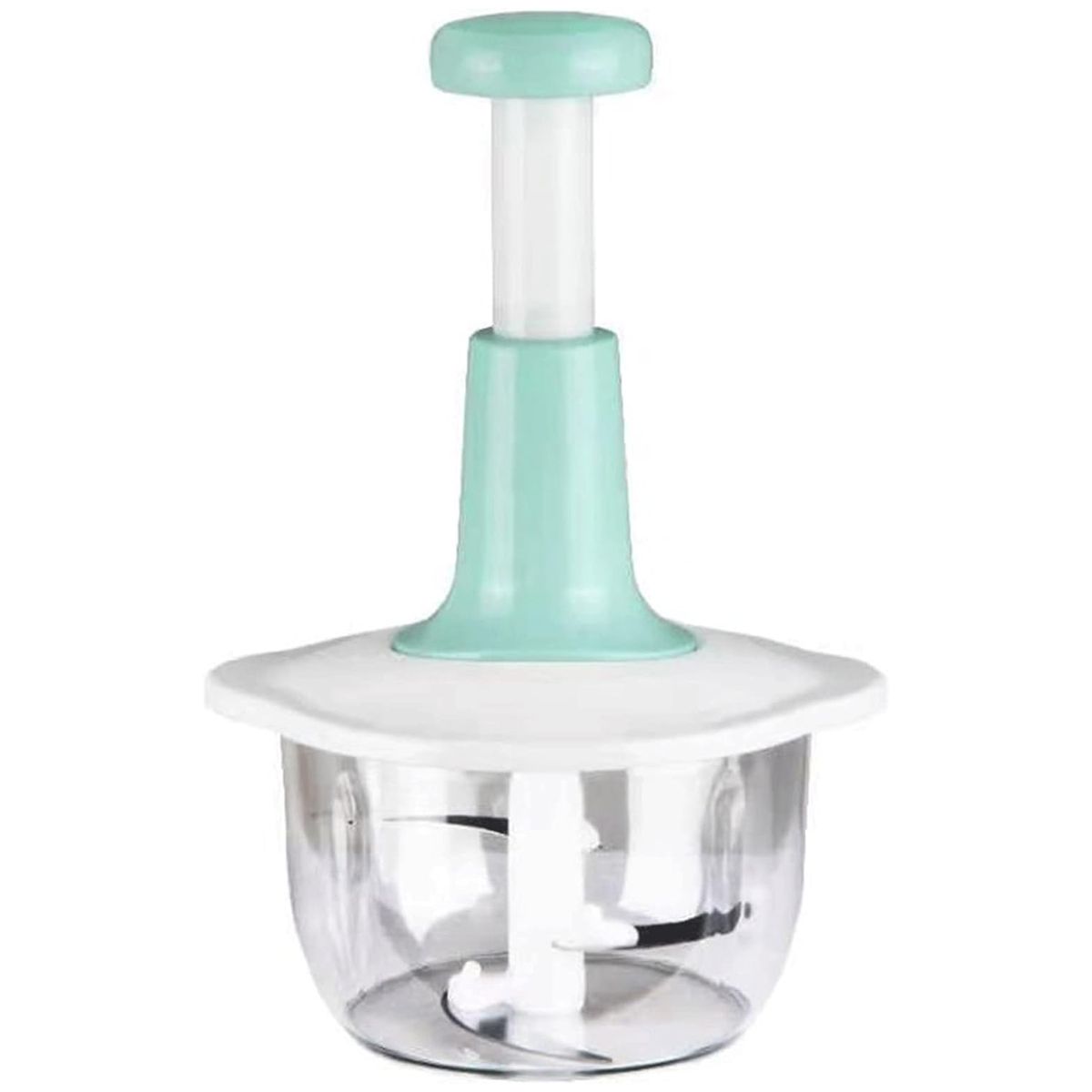 Press Chopper 2L Manual Food Chopper Hand Chopper for Vegetables Fruit