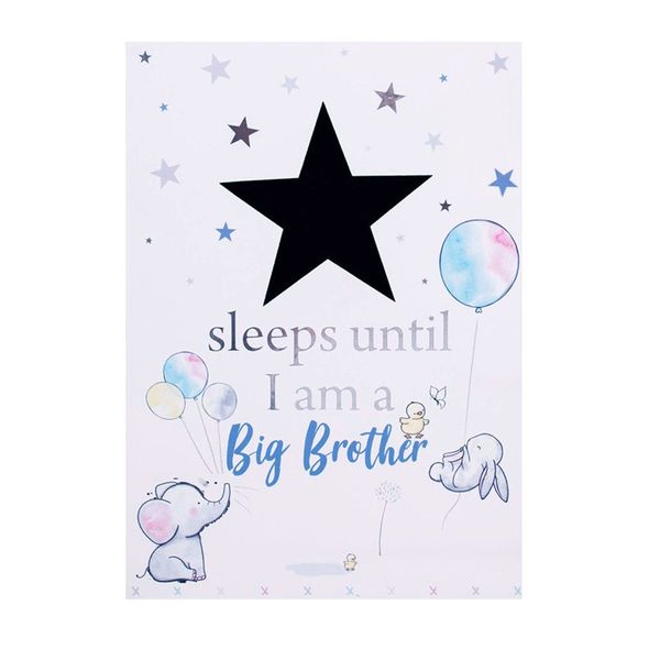 Novelty Countdown to Baby Plaque - Big Brother