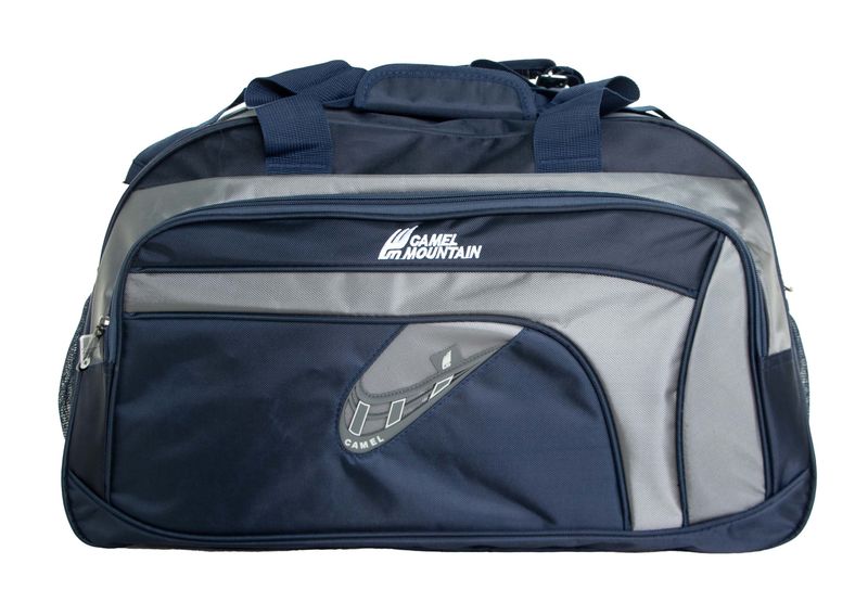 Sport Or Traveling Duffel Bag (Navy/Gray) 26 Inch