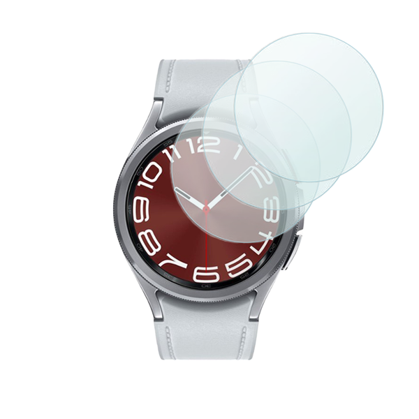 Pack of 3 Tempered Glass Screen Protector For Galaxy Watch 6 Classic 43mm