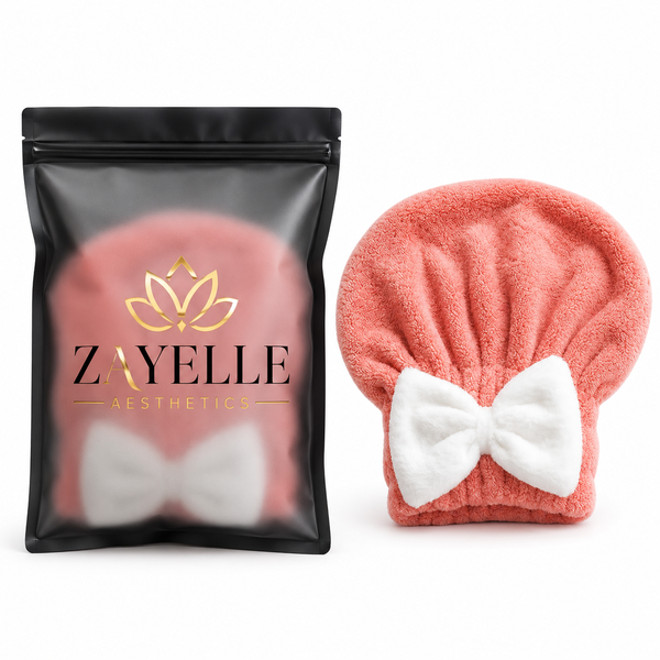 Zayelle Aesthetics Japanese-Style Coral Fleece Hair Drying Cap