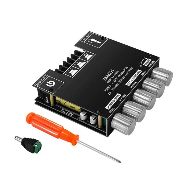 Audio Amplifier Board Bluetooth 50Wx2&amp;100W 2.1 Channel DIY Speaker
