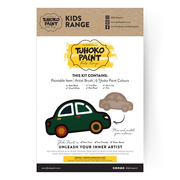 Tjhoko Paint - Kiddies Range - Car