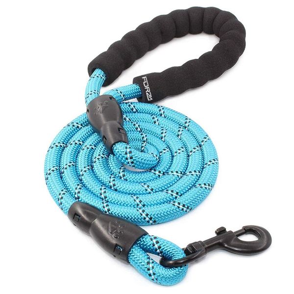 FORZA Running Hiking Walking Padded Dog Lead/Leash - Thick Rope - 1.2m Long