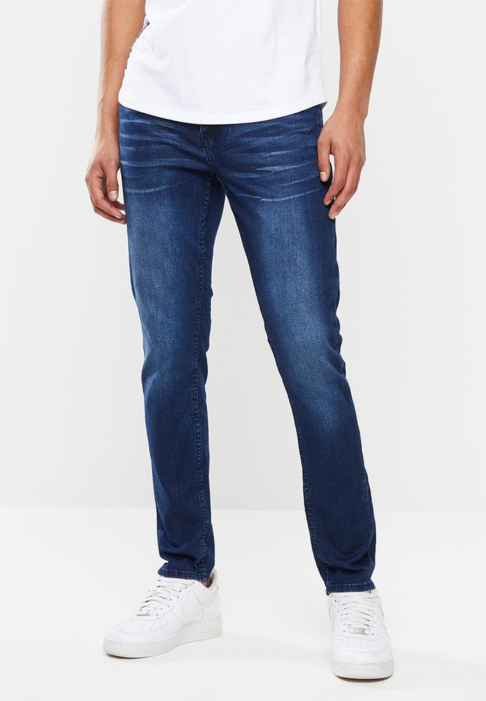 Men's S.P.C.C. Blue Blood Signature Trench Jeans - Indigo | Buy Online ...
