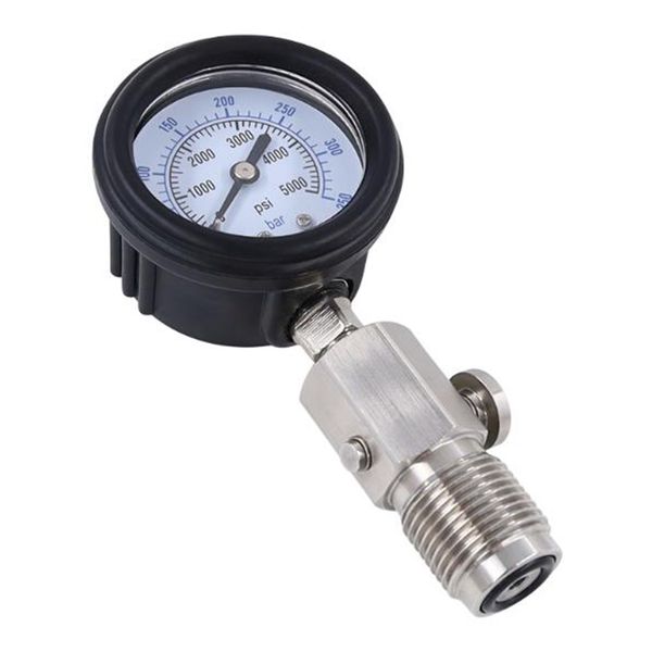 New Din Air Tank Pressure Checker For Scuba Diving Without Handle
