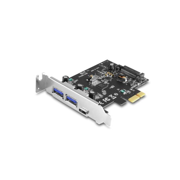 Vantec 3 Port USB 3.0 Type A/C PCIE Adaptor