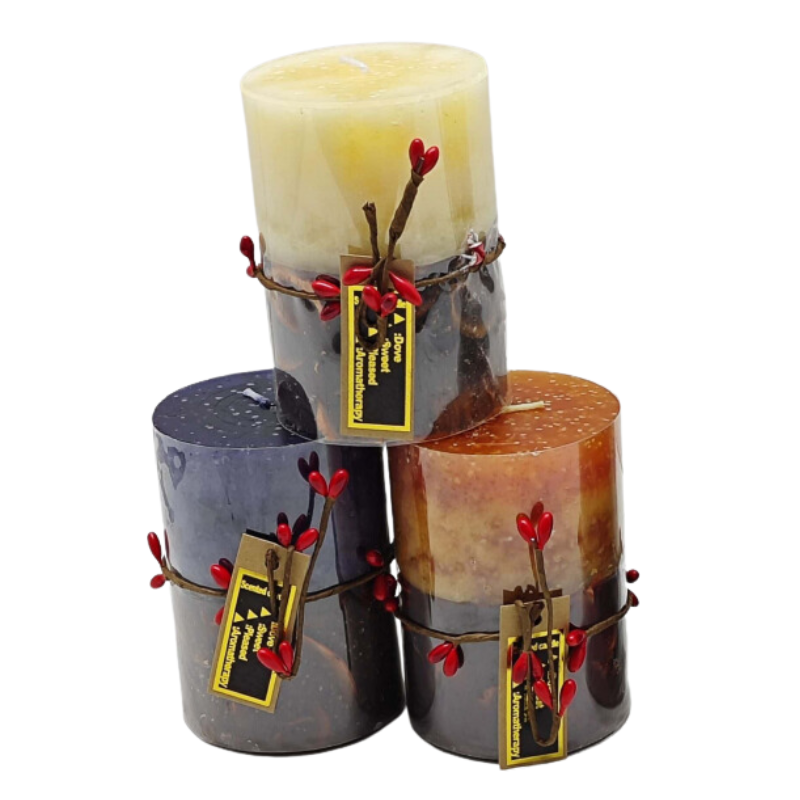 3 Pack Round Ombre Scented Candle 5x10cm Shop Today. Get it