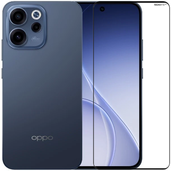 TechByte Tempered Glass Screen Protector Compatible with Oppo Reno15 F 5G
