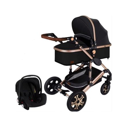 3 in 1 Baby Stroller Folding Luxury Baby Pram Strollers Set Combo Black Shop Today. Get it Tomorrow takealot