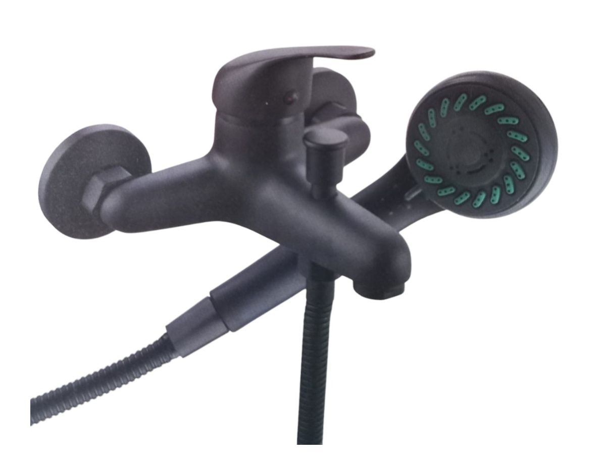 Bathtub Faucet & Handheld Shower Bath Mixer With Hose