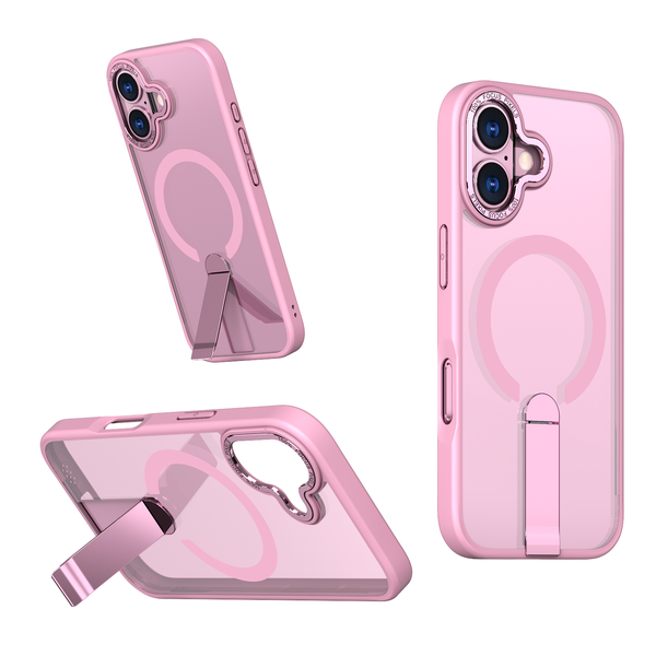 Magnetic Wireless Charging Stand Phone Case Compatible with iPhone16Pro Max