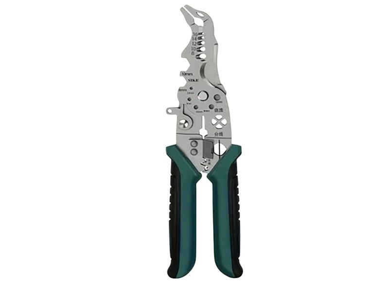1pc Industrial Grade Multifunctional Wire Stripper: Cutting, Crimping,