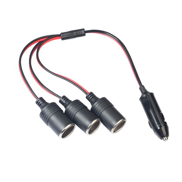 1 to 3 Car Cigarette Lighter Charger Adapter 3 Way Socket Splitter Plug