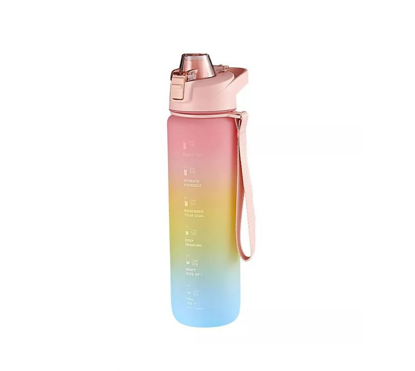 1000ml Inspiration Water Bottle - Pink/Orange/Blue | Shop Today. Get it ...