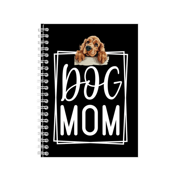 Spaniel Breed A5 Blank Notebook for Dog Lovers Funny Graphic Present 007