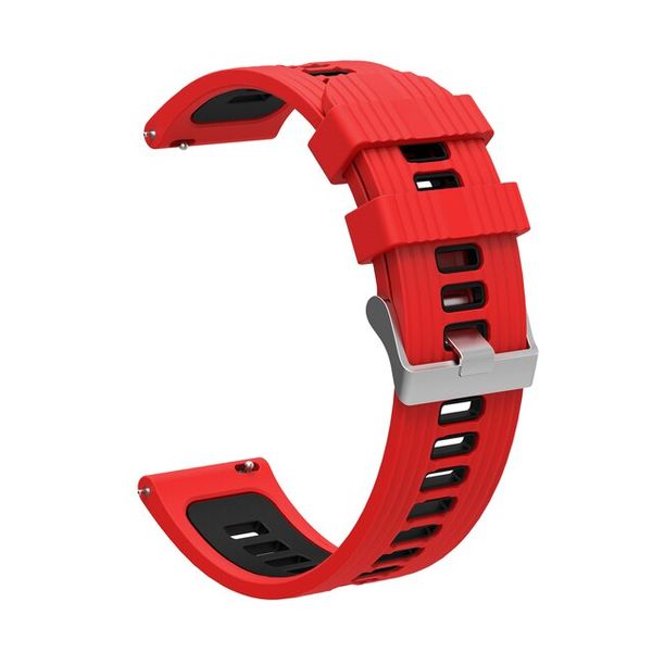 20mm Dual Color Silicone Replacement Strap for Huawei GT 3 42mm