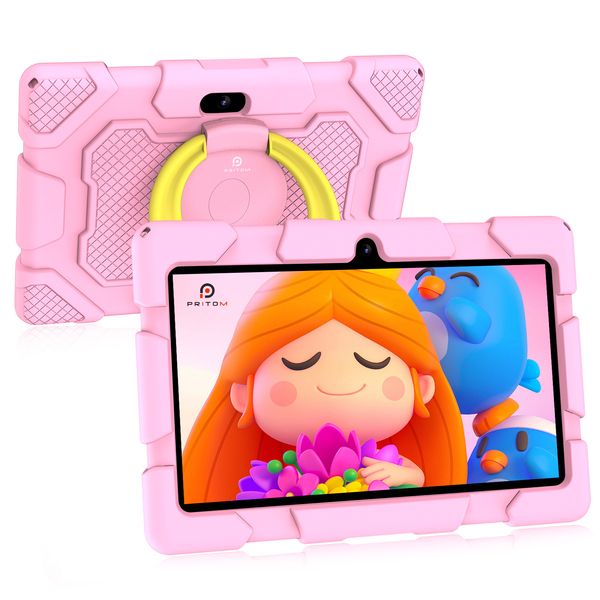 PRITOM K7 Pro Kids Tablet - 7" HD Display, 4GB RAM, 32GB Storage