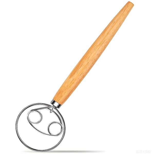 Danish Dough Whisk Dutch Dough Whisk Egg Beater Stainless Steel Dough Whisk