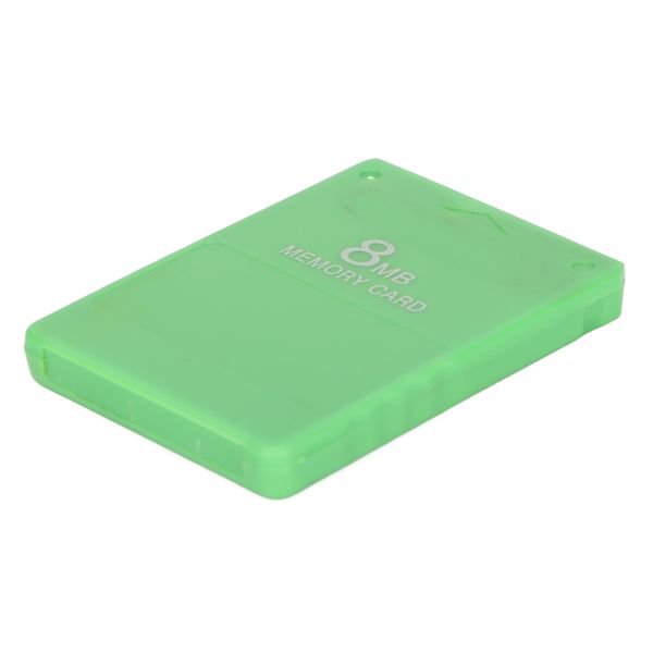 8MB Memory Card Compatible with PS2 (Green)