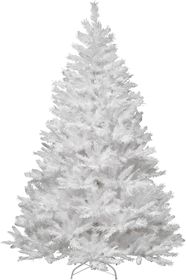 White Artificial Christmas Tree for Indoor or Outdoor with metal