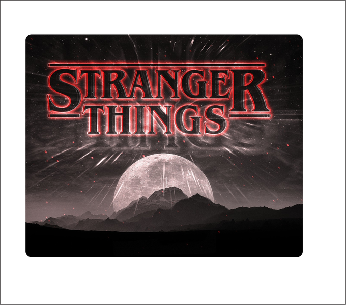 Red Stranger Things 6 Mouse pad