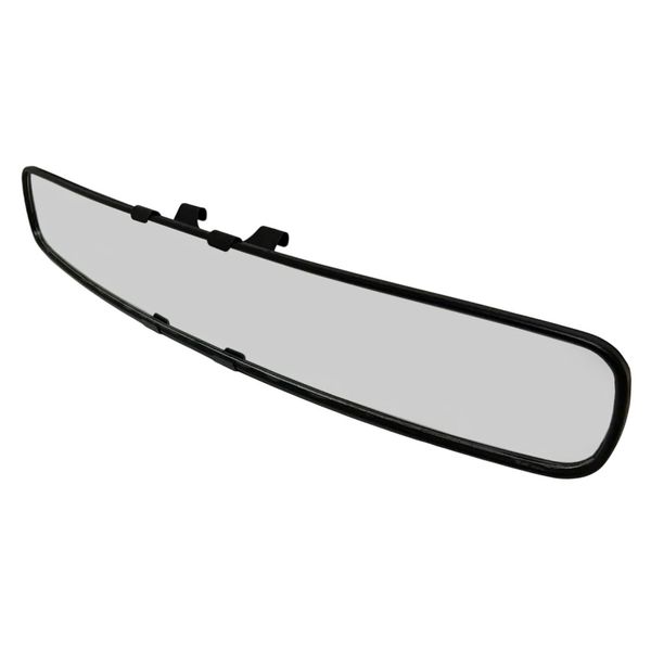 Universal Panoramic Interior Clip-On Rear View Mirror - Black